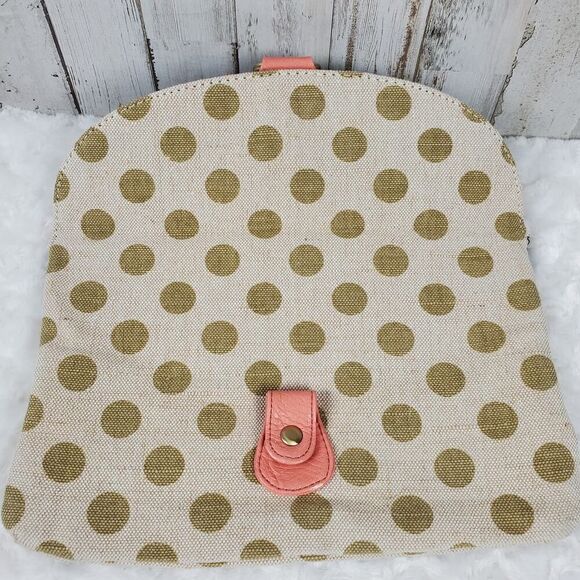 Tulu Ramona Clutch Purse Coral Polka Dot - Picture 7 of 9